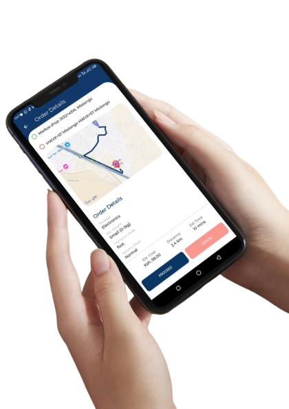 Errand app interface
